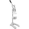 Gdetnysty Spremiagrumi manuale in acciaio inox 304 con leva, set di filtri per limoni, arancia, lime, 500 ml, spremiagrumi stabile per bar, caffè, casa (argento)