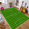 Generic Tappeto da Gioco per Campo Calcio per Bambini per Camera Letto Soggiorno Decorazione Della Stanza dei Bambini Gioco Interattivo Genitore-Figlio Morbido Pieghevole Lavabile in Lavatrice J60*90CM