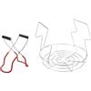Xinhuju Forniture per conserve in acciaio inox - Supporto per pentole a vapore con pinze antiscivolo, sterilizzatore per la conservazione | Kit da 2 pezzi per sterilizzare barattoli, bib