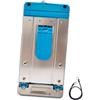 Colcolo Carrello mini carrello pieghevole portatile da 25 kg con piastra di base espandibile Carrello piccolo rimorchio per ufficio domestico, Blu