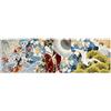 Excelsa Living Tappeto Passatoia da Arredo, Multicolo, Tessuto Jacquard, Poliestere Ciniglia Cotone, Antiscivolo, per Cucina e Bagno (Kimono, 180 x 55 Cm.)
