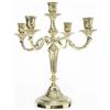 Pintici Portacandele barocco, 36 cm, colore oro, a 5 bracci, anticato, colore: oro
