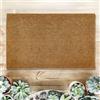 Carpido Zerbino in cocco antiscivolo - 40 x 60 cm naturale 30mm - Fibra naturale sostenibile per esterni coperti - 100% cocco - Tappetino per ingresso