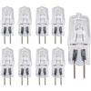 UGEFKMQ 10Pc Lampadine Alogene G6.35 220V 50W G6.35 Lampadina Alogen A Capsula Trasparente Gy6.35 50Watt 2 Pin 220-240 Volt Dimmerabile 50 W