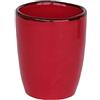 Batik Set 6 Bicchieri Ø 7,5 x H 10 cm- Ceramica Linea Imperfetti - Colore Rosso