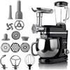 Lehmann Robot da Cucina Universale 3 in 1 Set | Mescolatore con Sistema di Agitazione Planetaria | Robot Multifunzione con Tritacarne | Con Spremiagrumi da 1,5 L e Ciotola in Acciaio Inox da 5 L