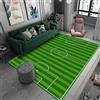 Generic Tappeto Salotto Moderno Lavabile, Campo Da Calcio Creativo Calcio Tappeti Antiscivolo Fondo, Tappeto Camera Da Letto Per Soggiorno Corridoio Cameretta 120 X 160 Cm