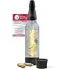 iSi Twist'n Sparkle Virtuoso Spruzzatore d'acqua 0,95 l - Soda Maker per acqua frizzante, succhi e cocktail - Sprudler & Soda Maker con custodia in silicone antiscivolo - Macchina alternativa per