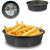 ARCA, Teglia Alta Diametro 18 cm per Friggitrice ad Aria e Forno, Antiaderente e Adatta alla Lavastoviglie, Ideale per Torte e Altre Ricette, in Alluminio, Made in Italy