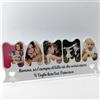 PV Grafik® Targa festa della Mamma idea regalo con foto,Targa personalizzata Mamma con foto, Idea regalo Mamma, regalo compleanno Mamma e regalo Natale Mamma, Regalo Figlio Figlia Mamma.(BIANCO)