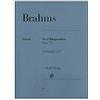 G. Henle Verlag Two Rhapsodies Op. 79 By Brahms