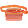 Hixingo Marsupio Uomo Donna Marsupio Running Piccolo Marsupio Sportivo con Cintura Regolabile Marsupio Borsa Borsa a Tracolla per Corsa Ciclismo Escursionismo Viaggio (20x5x14cm,Arancione trasparente)
