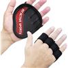 Fit Active Sports guanti da allenamento per Pull Up, extra, palestra, Cross training, grip Pad - Imbottitura di gomma per evitare calli - Tuta da uomo e donna - Super tight grip, red
