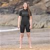 AQUATEC Muta Shorty Per Donne - 2x Spessori: 2mm & 3/2mm | 6 Taglie Disponibili | Mute Per Ragazza | Neoprene Flessibile & Zip Posteriore | Eccellente Per Sport Acquatici (L, 2mm | Principianti)
