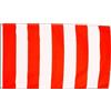 Flaggenfritze Bandiera a strisce rosso/bianco - 60 x 90 cm