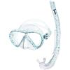 Mares 411773 Set Maschera e Snorkel, Unisex - Adulto, Bubble Clear, Taglia Unica