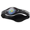 Power Balance Uni Sport bracciale in silicone, IWSA09, nero/bianco, S
