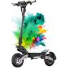 OOTD T10 Monopattino Elettrico Adulto, 11 Trotinetta Elettrico Pieghevole Max del Motore 500W e Batteria 648Wh Autonomia 30-49km, 11 Pollici Tutto Terreno Elettrico Scooter Doppia Sospensione