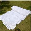 wangk Telo Ombra Vele Parasole Rete Ombreggiante Bianca/for Sfumature Decorative Rete Mimetica for Campeggio da Caccia,per Bar Giardino Campeggio Osservazione-Bianco 4x6m(13x20ft)
