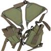 Shop SoftAir Fondina Ascellare Universale, Regolabile, Tessuto Oxford, con Tasche Portacaricatori, Nero/Verde/Camo Italiano, 290g
