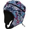 Amagogo Rugby Regolabile, Casco di Protezione per, Protezione per da Baseball da Calcio, Casco Protettivo Morbido per Adulti, Blu colorato