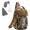 Xmccvt Angel, borsa a tracolla - con portabottiglie d'acqua e spazio per accessori da, per uomini, avventure, campeggio, escursioni, sport, viaggi, Multicolore, Siehe Beschreibung