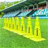 FORZA Coni da Allenamento 51 cm | Set Formazione da 4 o 8 | Ostacoli Allenamento Calcio Alta visibilità, Allenamento Agilità, velocità - 4 Colori