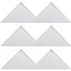 Oniissy Confezione da 6 protezioni angolari per biliardino, paraurti in plastica per tavoli da gioco interni, 230 x 230 x 20 mm, set bianco e verde, compatibile con biliardino standard (bianco)