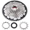 SPYMINNPOO Speedy 9/10/11/12 velocità 32/66/42/46T Bike Strada A Cassetta Freewheel CASSETT Bike Sostituzione Bike Accessorio (12V 11-50T Argento)