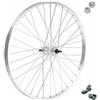 MADICKS RUOTA/CERCHIO ANTERIORE 28 X 1.75 BICI ATTACCO STANDARD ALLUMINIO/ACCIAIO OLANDA - BICICLETTA CITY BIKE - PASSEGGIO - GRAZIELLA - MTB DADI DI FISSAGGIO E FLAP INCLUSI