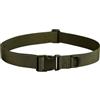 Gexgune Cintura tattica militare, design regolabile senza fori, nylon resistente, fibbia a sgancio rapido per softair, paintball, trasporto quotidiano e attività all'aperto (Green)