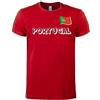 Brollogroup T-Shirt Cotone Maglia Calcio Nazionali Personalizzabile Nome e Numero Replica Ufficiale PS 33741 (Portogallo)