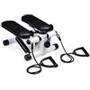 Umbro Stepper - Attrezzature per il fitness a casa - Include computer e fasce di resistenza - Max. 100 kg - Pedali 10 x 32 cm - Nero/Bianco