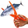 Generic Pinza per labbra multiuso antiscivolo con denti per la maggior parte degli agfish, pinza da pesca per tenere i pesci | pinza da pesca con manico forte |