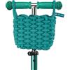 Micro Cestino monopattino e bici in cotone Micro turchese