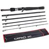 HUIOP Canna da Spinning in Carbonio 2.1m / 2.4m 6 Sezioni - Esca da Pesca Tackle
