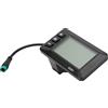 Aramox Display LCD GD01, Display per Bicicletta Elettrica Display LCD GD01 36V 48V Spina Impermeabile a 5 Pin per Manubrio da 22,2 Mm