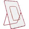 SPORTNOW Rete da Rimbalzo per Baseball con 4 Angolazioni Regolabili | Rebounder Portatile, per Calcio, Baseball, Softball e Lacrosse, per Lanci, Passaggi e Allenamento di Presa