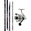 Kolpo kit da pesca bolognese 7 mt con mulinello frizione anteriore