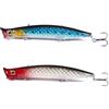 Generico Set 2 Pz Sea Popper Serra Barracuda Spigola Esche Artificiali Pesca Spinning Mare