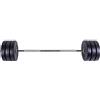 GORILLA SPORTS® Set Bilanciere con Pesi - 38 kg, 6 Dischi in Acciaio, Ø 30/31mm, Lunghezza 120cm, Carico: 180 kg - Piastre Pesi, Palestra da Casa, Weight Plates, Fitness, Allenamento, Sollevamento