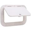 VBESTLIFE Portello e Coperchio per Accesso al Ponte di Una Barca Marina per Barca, Yacht, Ponte o, 12x8 Pollici, 300x200 Mm, Bianco