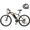 Fafrees Bici Elettrica, Bicicletta Elettrica Uomo, 21 Velocità Mountain Bike Elettrica 26 Pollici, 36V 13Ah Ebike da Città Donna 250W, Pedalata Assistita 100KM MTB, Hailong Bianco Upgrade