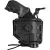 VEGA HOLSTER Fondina in Polimero Gommato 8BL06 Bungy Revolver Vega, per Piccoli Revolver (Nero)