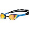 ARENA Occhiali da nuoto unisex da uomo e donna, Cobra Ultra Swipe Mirror, colore: blu, articolo: -370 giallo rame / blu - per interni