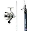 kolpo combo pesca bolognese 8 mt in carbonio alto modulo + mulinello