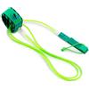 Explopur Guinzaglio da Surf - Smooth Steel Swivel Surf Leg Corda Paddleboard Leash Surfboard Leash 6FT - Nero