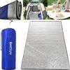 Generico Tappetino Campeggio Isolante in Schiuma e Alluminio - Pieghevole Termico ed Impermeabile per Outdoor, Spiaggia, Escursionismo, Yoga, Picnic, Emergenze - Varie misure (150 x 200 cm)
