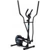 BAKAJI Cyclette Ellittica per Fitness da Casa con Manico Alto e Sedile Regolabile, Bici da Palestra, Spinning Bike Verticale con Sensori Cardiaci e Calorie per Allenamento Gambe, Pancia, Cardio