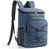 Generico Zaino termico da 30 litri con tasche multiple per conservare gli alimenti e viaggiare (Marina)